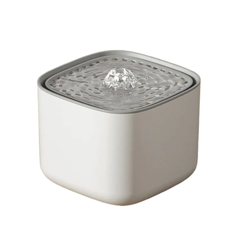 PurrFlow Co. Quiet Flow Fountain, 2.5L Filtered Water Fountain for Cats & Dogs (USB)